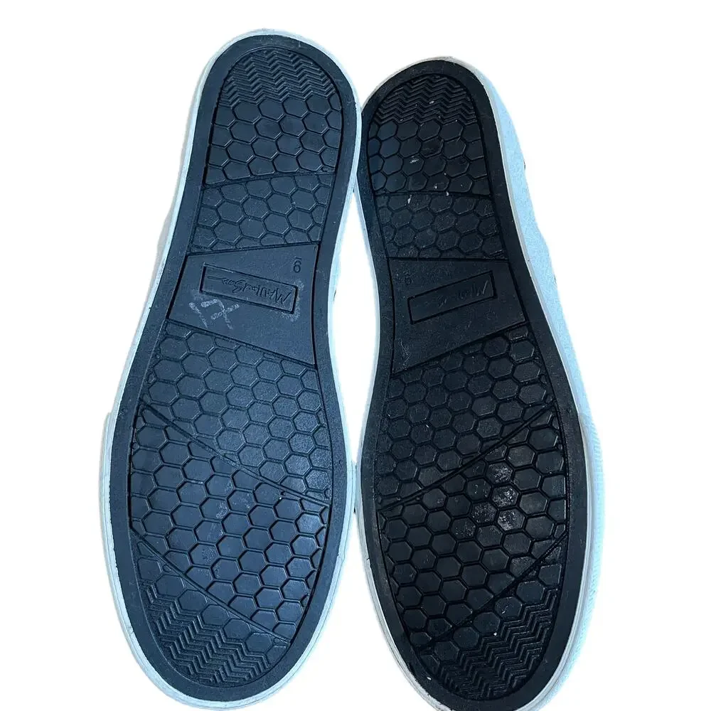 Maui and Sons Mens Size 9 Shoes Slip On Canvas Skull Born in Maui Raised in Cali